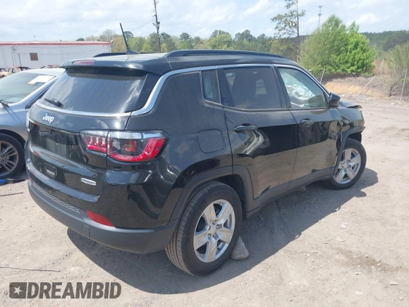 2022 Jeep Compass Latitude с VIN 3C4NJCBB4NT188549, выставлен на аукционе IAAI как лот 41954251 с пробегом Не указан миль и . История ставок и продаж доступна на DreamBid. Изображение 4.