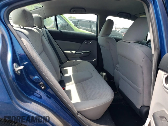 2014 Honda Civic LX with VIN 19XFB2F55EE244406, listed as a Copart auction lot 54234285 with 158,992 mi miles and Salvage Title. Bid and sale history available at carsss.com. Image 10.