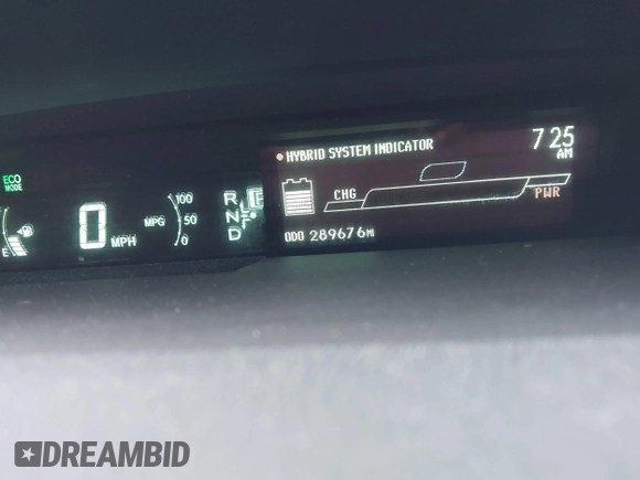 2011 Toyota Prius I with VIN JTDKN3DU9B0300373, listed as a IAAI auction lot 42168355 with 289,676 mi miles and . Bid and sale history available at DreamBid. Image 15.