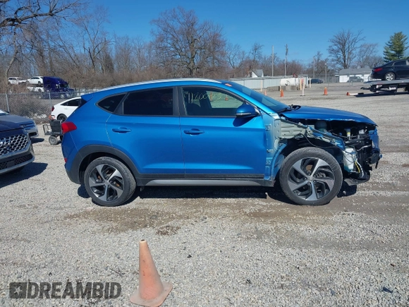 2017 Hyundai Tucson Sport with VIN KM8J3CA20HU336809, listed as a IAAI auction lot 41800913 with 112,948 mi miles and . Bid and sale history available at DreamBid. Image 14.