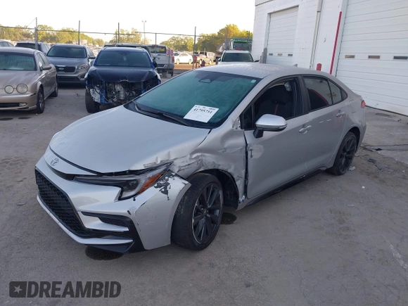 2023 Toyota Corolla SE with VIN 5YFS4MCE6PP158287, listed as a IAAI auction lot 41795751 with 37,293 mi miles. Bid and sale history available at carsss.com. Image 2.