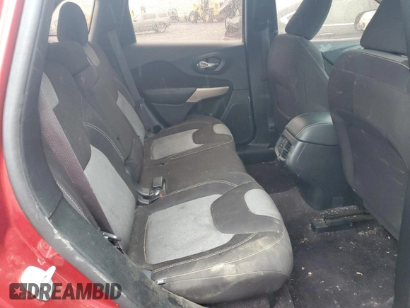 2017 Jeep Cherokee Sport with VIN 1C4PJLAB5HW663408, listed as a Copart auction lot 78621564 with 63,528 mi miles and Salvage title. Bid and sale history available at DreamBid. Image 11.