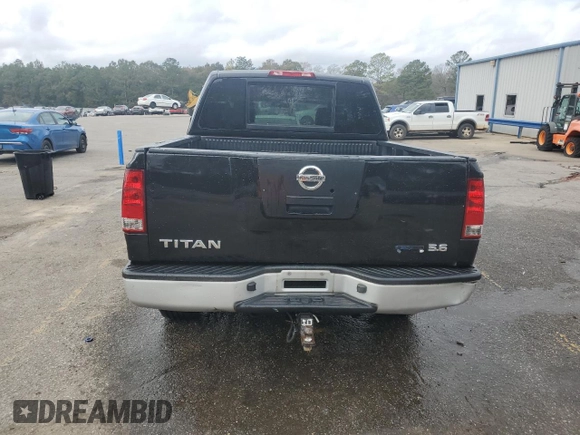 2008 Nissan Titan SE with VIN 1N6BA07D68N342272, listed as a Copart auction lot 42934295 with 354,687 mi miles and Salvage Title. Bid and sale history available at carsss.com. Image 6.