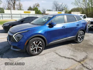 2024 Kia Sportage EX with VIN 5XYK33DF5RG177523, listed as a Copart auction lot 53951615 with 16,573 mi miles and Salvage Title. Bid and sale history available at carsss.com. Image 1.