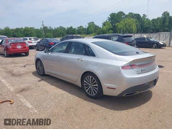 2017 Lincoln MKZ Premiere with VIN 3LN6L5A97HR638765, listed as a IAAI auction lot 42271467 with 96,609 mi miles and . Bid and sale history available at DreamBid. Image 3.