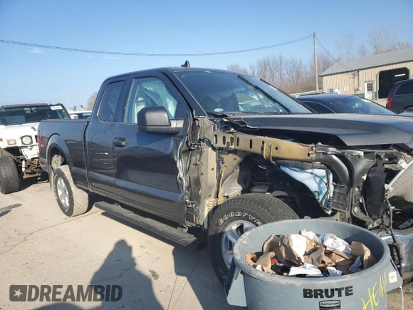 2020 Ford F-150 XL with VIN 1FTFX1E56LKF08207, listed as a Copart auction lot 85778274 with Not provided miles and Salvage title. Bid and sale history available at DreamBid. Image 4.