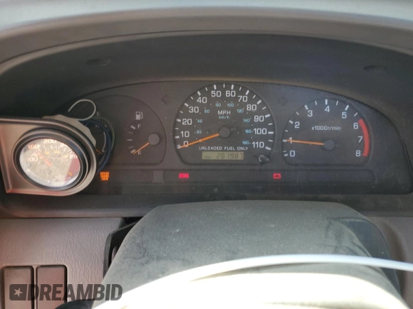 1998 Nissan Frontier XE with VIN 1N6DD21S2WC364538, listed as a Copart auction lot 62867545 with 261,987 mi miles and Salvage title. Bid and sale history available at DreamBid. Image 9.