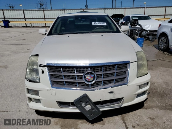 2008 Cadillac STS RWD w/1SB with VIN 1G6DW67V480108608, listed as a Copart auction lot 48494684 with Not Provided miles and Salvage Title. Bid and sale history available at carsss.com. Image 5.