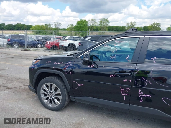 2023 Toyota RAV4 XLE Premium with VIN 2T3A1RFVXPC350896, listed as a IAAI auction lot 42345303 with 26,058 mi miles and . Bid and sale history available at DreamBid. Image 18.