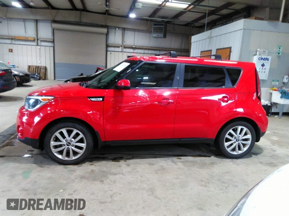 2019 Kia Soul + with VIN KNDJP3A58K7671258, listed as a IAAI auction lot 41974228 with 45,358 mi miles and . Bid and sale history available at DreamBid. Image 14.
