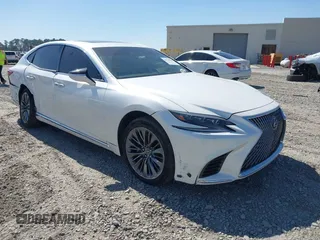 2018 Lexus LS with VIN JTHC51FF0J5001992, listed as a IAAI auction lot 41785989 with 53,957 mi miles. Bid and sale history available at carsss.com. Image 1.