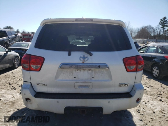 2010 Toyota Sequoia Platinum with VIN 5TDDY5G18AS037270, listed as a Copart auction lot 42361715 with 0 mi miles and Clean Title. Bid and sale history available at carsss.com. Image 6.