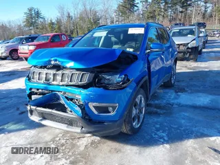 2020 Jeep Compass Limited with VIN 3C4NJDCB1LT147961, listed as a IAAI auction lot 41508964 with 74,613 mi miles. Bid and sale history available at carsss.com. Image 6.