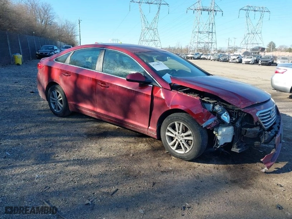 2016 Hyundai Sonata 2.4L SE with VIN 5NPE24AF0GH275987, listed as a IAAI auction lot 41346674 with NaN miles. Bid and sale history available at carsss.com. Image 1.
