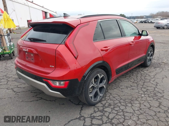 2023 Kia Niro EX with VIN KNDCR3LE8P5040383, listed as a IAAI auction lot 41538602 with 32,494 mi miles. Bid and sale history available at carsss.com. Image 4.