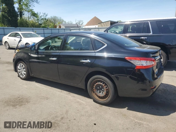 2014 Nissan Sentra S with VIN 3N1AB7AP4EL656704, listed as a Copart auction lot 54976375 with 29,102 mi miles and Salvage Title. Bid and sale history available at DreamBid. Image 2.
