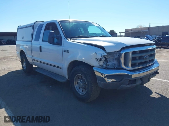 2000 Ford F-250 XL with VIN 1FTNX20L7YEB45347, listed as a IAAI auction lot 41867503 with 101,212 mi miles and . Bid and sale history available at DreamBid. Image 1.