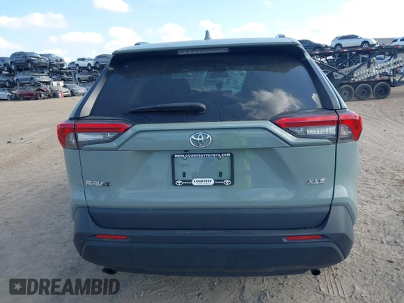 2023 Toyota RAV4 XLE with VIN 2T3W1RFV4PW257991, listed as a IAAI auction lot 41524644 with 34,370 mi miles. Bid and sale history available at carsss.com. Image 16.