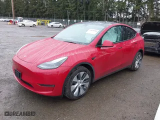 2022 Tesla Model Y Long Range with VIN 7SAYGAEE6NF559332, listed as a IAAI auction lot 41858588 with 13,227 mi miles. Bid and sale history available at carsss.com. Image 19.