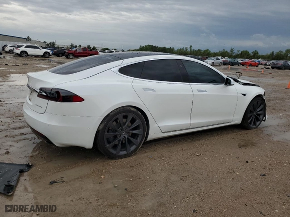 2020 Tesla Model S Long Range with VIN 5YJSA1E22LF396153, listed as a Copart auction lot 50845115 with 63,004 mi miles and Salvage Title. Bid and sale history available at carsss.com. Image 3.