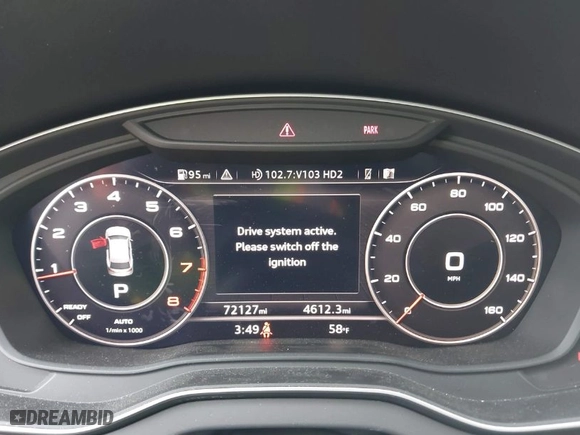 2018 Audi Q5 Premium Plus with VIN WA1BNAFY7J2225383, listed as a IAAI auction lot 41946803 with 72,127 mi miles. Bid and sale history available at carsss.com. Image 7.