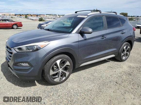 2017 Hyundai Tucson Value z VIN KM8J33A28HU390391, wystawiony jako Copart lot #56764455 z przebiegiem 110 616 mil mil oraz Czysty tytuł • Clean title. Historia ofert i sprzedaży dostępna na DreamBid. Obrazek 1.