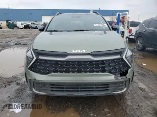 2023 Kia Sportage X-Line with VIN 5XYK6CAF9PG125417, listed as a Copart auction lot 47107505 with 26,470 mi miles and Salvage Title. Bid and sale history available at carsss.com. Image 5.