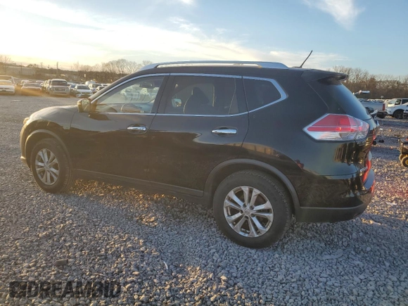 2015 Nissan Rogue S with VIN KNMAT2MV7FP585575, listed as a Copart auction lot 47958775 with 109,336 mi miles and Salvage Title. Bid and sale history available at DreamBid. Image 2.