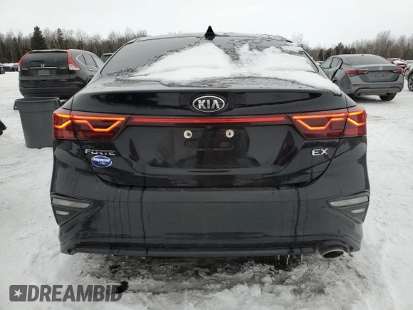 2021 Kia Forte EX with VIN 3KPF54AD2ME336444, listed as a Copart auction lot 88734225 with 76,017 mi miles and Salvage Title. Bid and sale history available at DreamBid. Image 6.