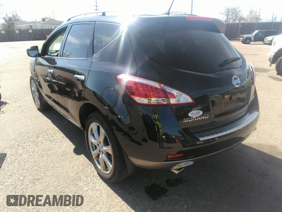 2012 Nissan Murano S with VIN JN8AZ1MW0CW223577, listed as a IAAI auction lot 41738370 with 152,515 mi miles and . Bid and sale history available at DreamBid. Image 3.