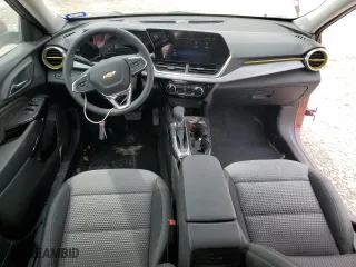 2025 Chevrolet Trax LT with VIN KL77LHEP1SC103128, listed as a Copart auction lot 50737475 with 5,360 mi miles and Salvage Title. Bid and sale history available at carsss.com. Image 8.