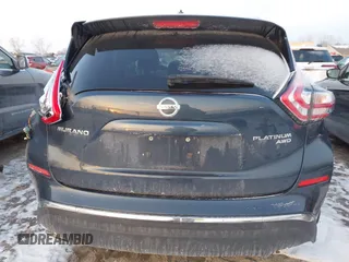2015 Nissan Murano Platinum with VIN 5N1AZ2MH8FN240782, listed as a IAAI auction lot 41363946 with 90,545 mi miles and . Bid and sale history available at DreamBid. Image 17.