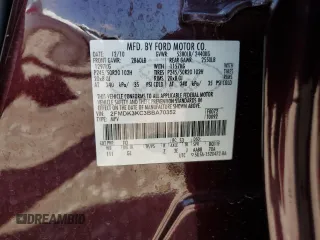 2011 Ford Edge Limited with VIN 2FMDK3KC3BBA70352, listed as a Copart auction lot 53895305 with 173,868 mi miles and Salvage title. Bid and sale history available at DreamBid. Image 13.