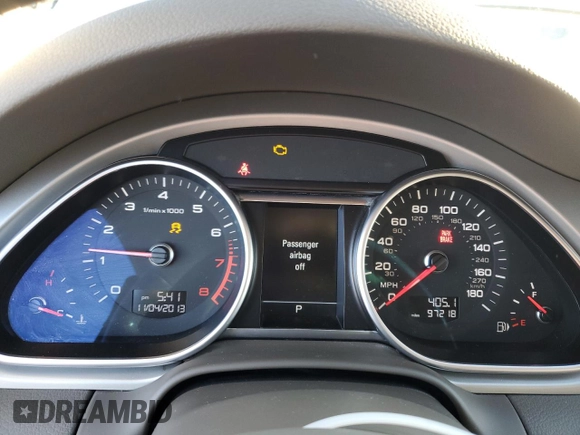 2015 Audi Q7 Premium Plus с VIN WA1LGAFE6FD032285, выставлен на аукционе Copart как лот 54931105 с пробегом 97 218 миль миль и Списание • Salvage title. История ставок и продаж доступна на DreamBid. Изображение 9.