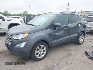 2021 Ford EcoSport SE z VIN MAJ3S2GE0MC412465, wystawiony jako IAAI lot #41899486 z przebiegiem 76 681 mil mil oraz . Historia ofert i sprzedaży dostępna na DreamBid. Obrazek 2.