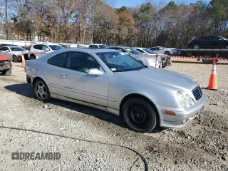 2001 Mercedes-Benz CLK 320/430 with VIN WDBLJ65G51F178728, listed as a Copart auction lot 85227504 with 206,248 mi miles and Salvage Title. Bid and sale history available at DreamBid. Image 4.