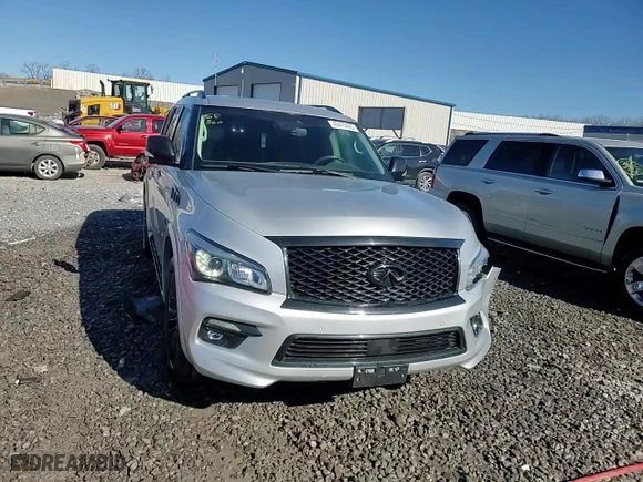 2017 Infiniti QX80 with VIN JN8AZ2NE8H9155837, listed as a Copart auction lot 45470425 with 139,901 mi miles and Salvage Title. Bid and sale history available at carsss.com. Image 14.