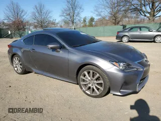 2016 Lexus RC 300 F Sport with VIN JTHSM5BC1G5000439, listed as a Copart auction lot 50539755 with 36,401 mi miles and Salvage Title. Bid and sale history available at DreamBid. Image 4.