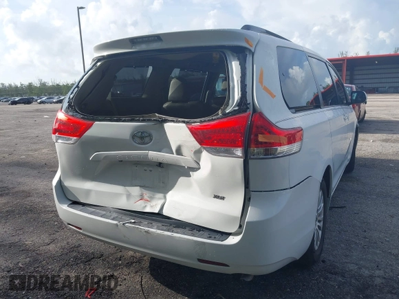 2012 Toyota Sienna XLE AAS with VIN 5TDYK3DC4CS186081, listed as a IAAI auction lot 42481131 with 187,849 mi miles and . Bid and sale history available at DreamBid. Image 4.