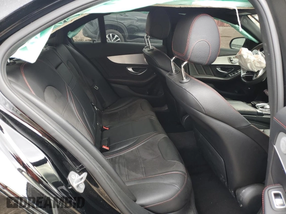 2019 Mercedes-Benz C 43 AMG with VIN 55SWF6EB8KU285667, listed as a Copart auction lot 52937315 with 57,274 mi miles and Salvage title. Bid and sale history available at DreamBid. Image 10.