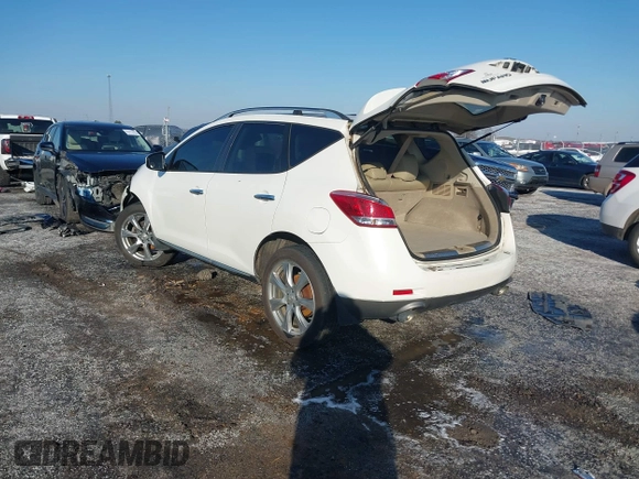 2014 Nissan Murano SL with VIN JN8AZ1MU6EW406712, listed as a IAAI auction lot 41248115 with 226,578 mi miles and . Bid and sale history available at carsss.com. Image 3.