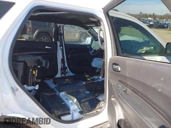 2023 Dodge Durango Pursuit with VIN 1C4RDJFG7PC579597, listed as a IAAI auction lot 41584118 with Not provided miles and . Bid and sale history available at DreamBid. Image 8.