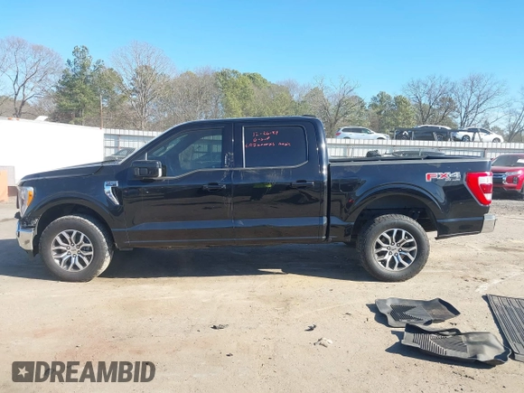 2021 Ford F-150 XL with VIN 1FTFW1E58MFA84347, listed as a IAAI auction lot 41402387 with 133,150 mi miles. Bid and sale history available at carsss.com. Image 14.