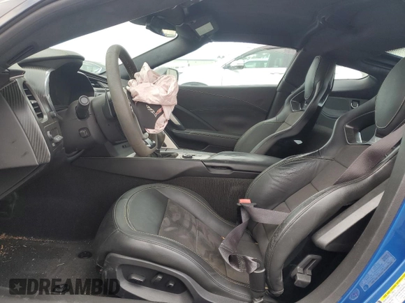 2016 Chevrolet Corvette Z06 3LZ with VIN 1G1YT2D60G5610605, listed as a Copart auction lot 83361134 with 23,939 mi miles and Salvage Title. Bid and sale history available at carsss.com. Image 7.