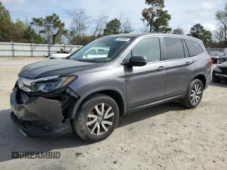 2019 Honda Pilot EX z VIN 5FNYF6H37KB058288, wystawiony jako Copart lot #51031935 z przebiegiem 110 464 mil mil oraz Szkoda całkowita • Salvage title. Historia ofert i sprzedaży dostępna na DreamBid. Obrazek 1.
