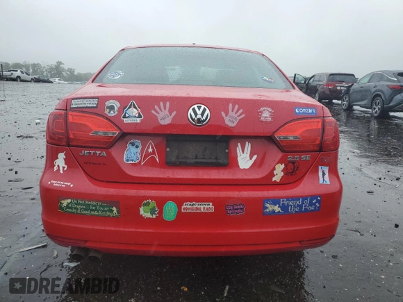 2013 Volkswagen Jetta SE with VIN 3VWDP7AJ4DM403900, listed as a Copart auction lot 58469275 with 169,797 mi miles and Clean title. Bid and sale history available at DreamBid. Image 6.