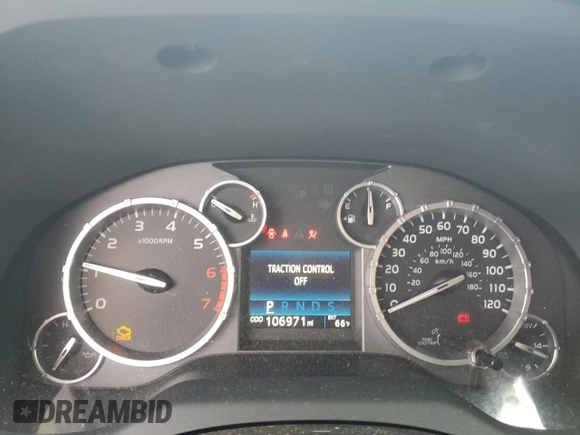 2017 Toyota Tundra Limited with VIN 5TFHW5F10HX675896, listed as a Copart auction lot 58703375 with 106,971 mi miles and Salvage title. Bid and sale history available at DreamBid. Image 9.