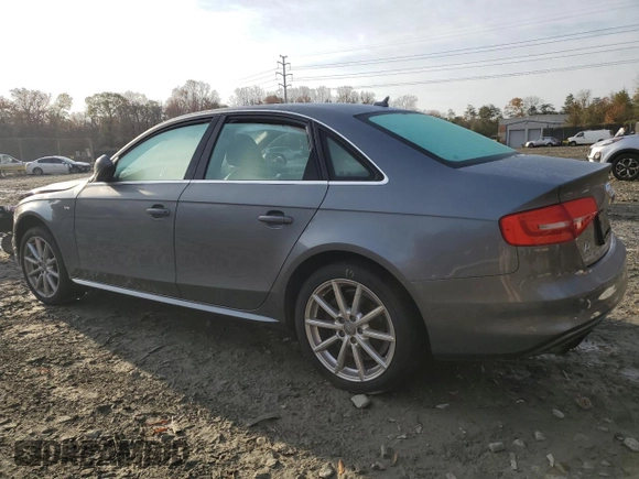 2014 Audi A4 Premium Plus with VIN WAUFFAFL2EN019432, listed as a Copart auction lot 80569484 with 90,881 mi miles and Salvage Title. Bid and sale history available at carsss.com. Image 2.