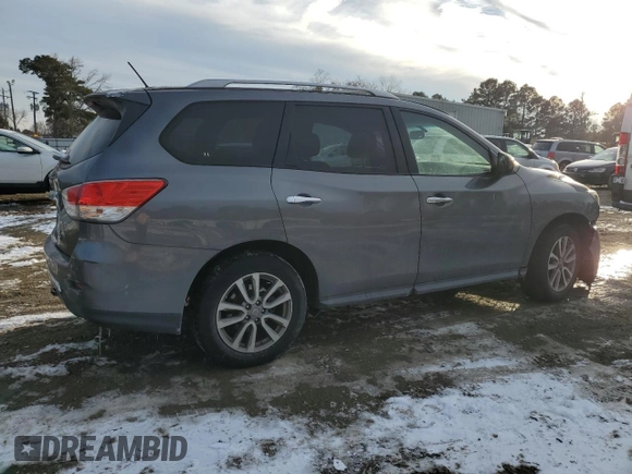 2015 Nissan Pathfinder S z VIN 5N1AR2MM7FC649087, wystawiony jako Copart lot #42124405 z przebiegiem 104 426 mil mil oraz Czysty tytuł • Clean title. Historia ofert i sprzedaży dostępna na DreamBid. Obrazek 3.