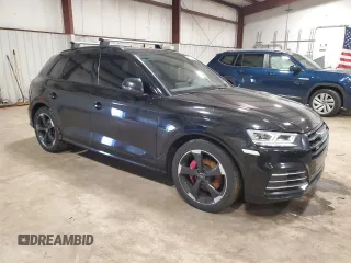 2019 Audi SQ5 Premium Plus with VIN WA1B4AFY8K2106052, listed as a Copart auction lot 53427394 with Not Provided miles and Salvage Title. Bid and sale history available at DreamBid. Image 4.